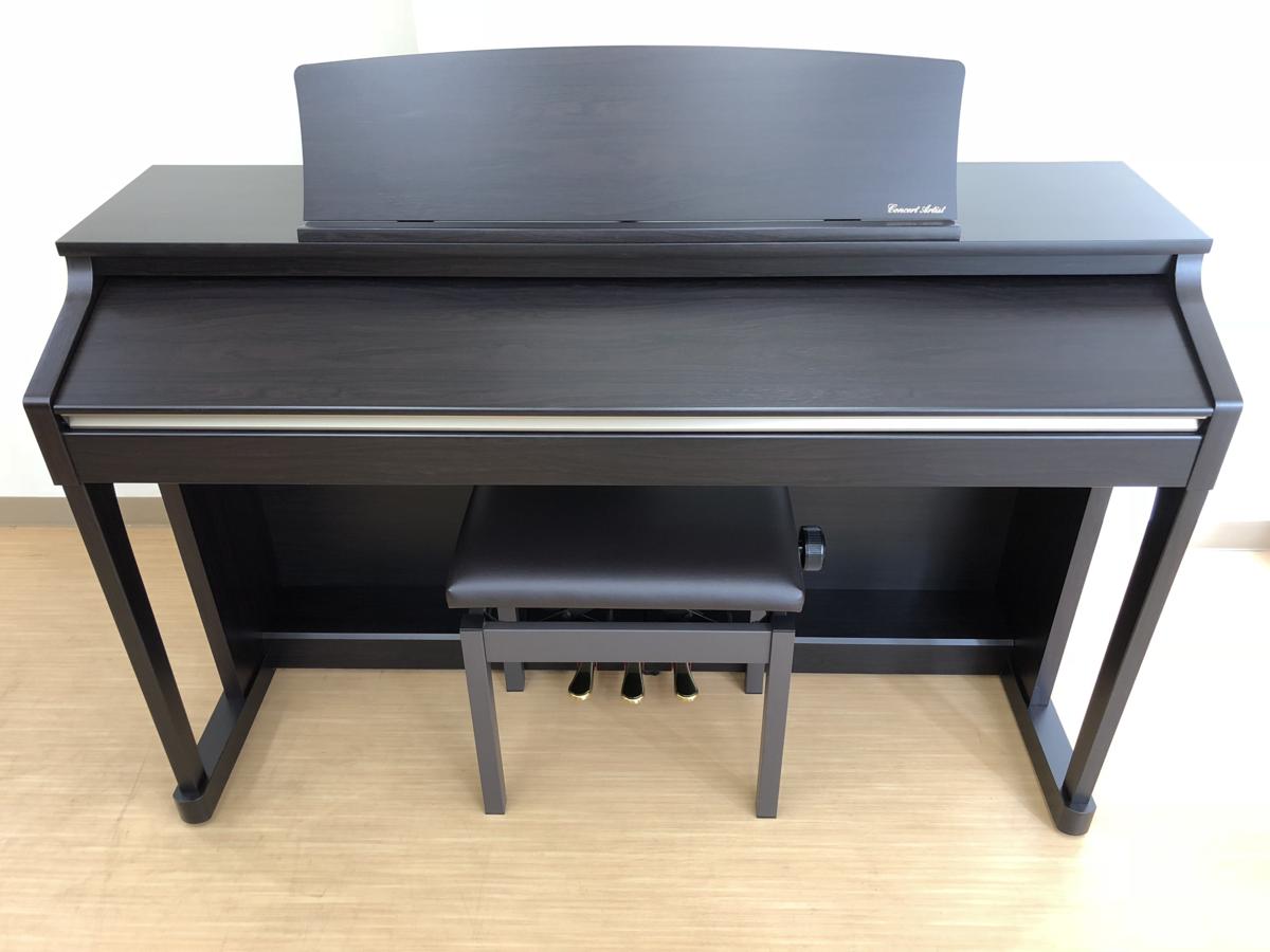 電子ピアノ KAWAI CA17R 2015年製 木製鍵盤 中古 椅子付き ローズ 
