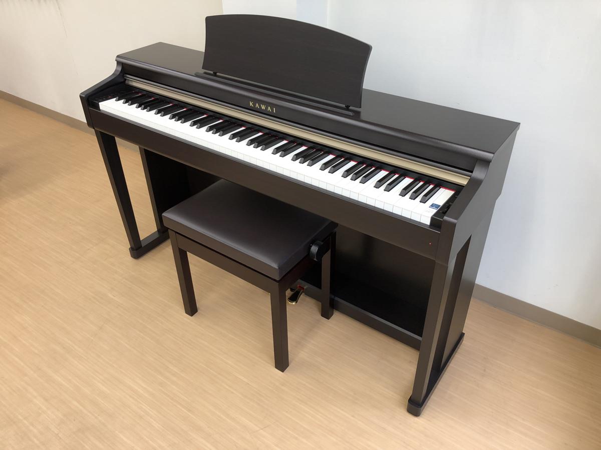 電子ピアノ KAWAI CN24R 2013年製 中古 高低自在椅子付き ローズウッド ...