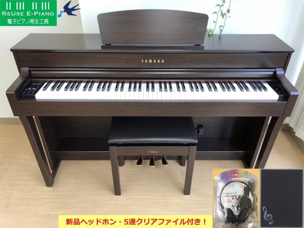 濃いピンク系統 YAMAHA ヤマハ 電子ピアノ SCLP-6450 木製鍵盤 楽器