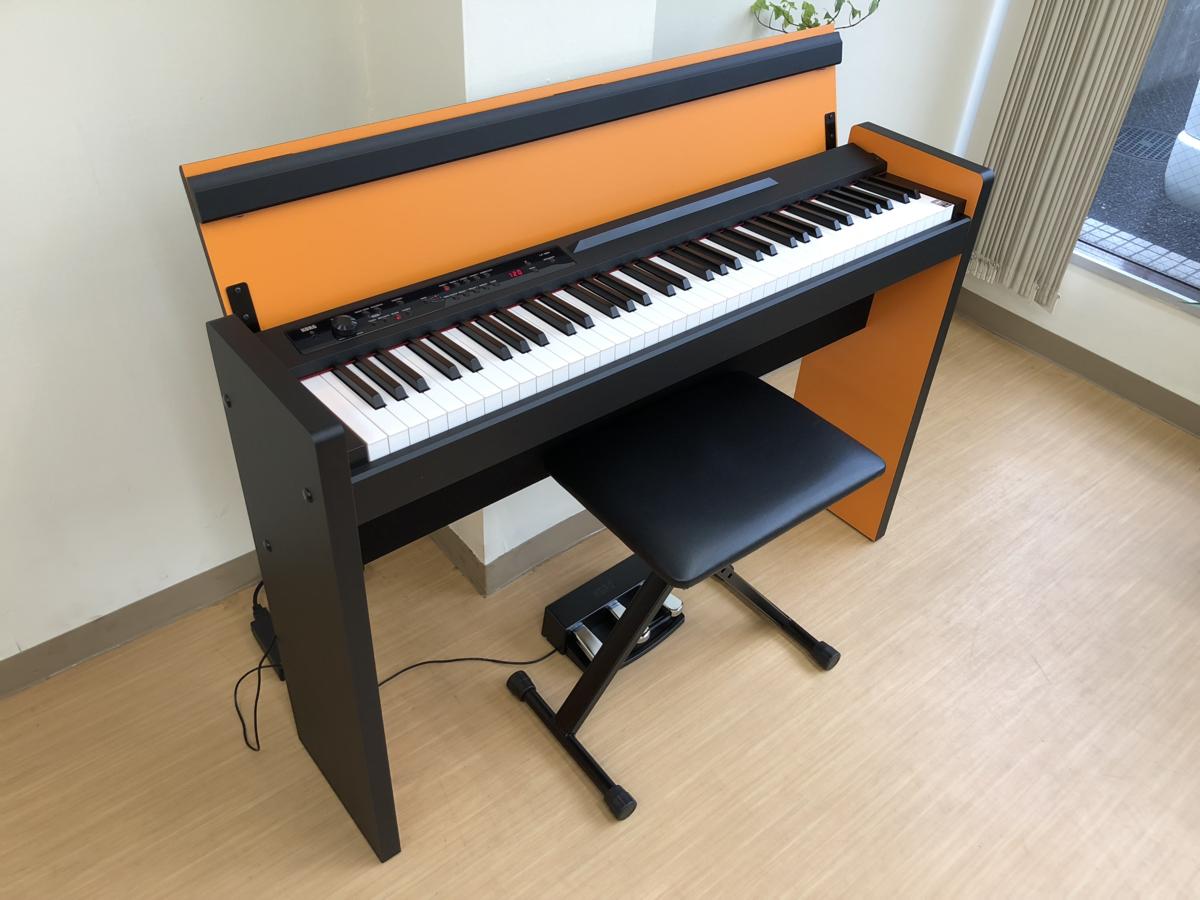 電子ピアノ KORG LP-380-73 OB 中古 2014年製 73鍵盤 オレンジ
