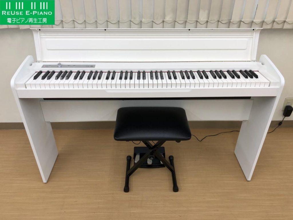 電子ピアノ KORG LP-180WH 2016年製 椅子付き 中古 ホワイト