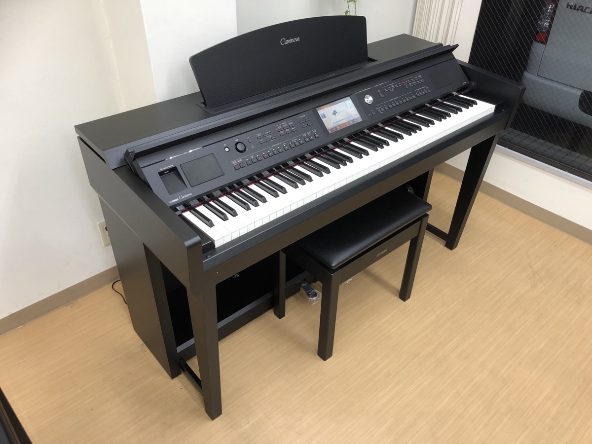 電子ピアノ YAMAHA CVP-705B 2018年製 木製鍵盤 保証書・椅子付き 中古 