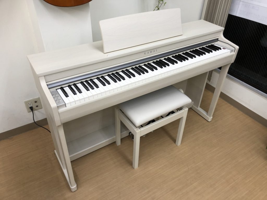 電子ピアノ KAWAI CN25A 2015年製 中古 椅子付き ホワイト プレミアム