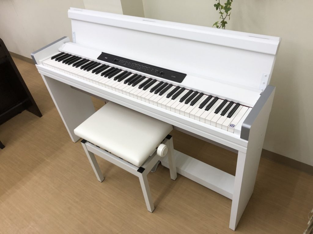 電子ピアノ KORG LP-350WH 2010年製 中古 椅子付き ホワイト コルグ