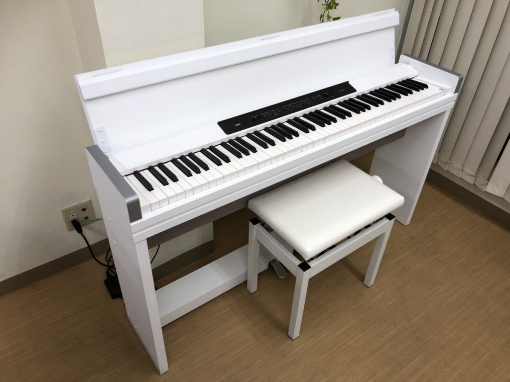 電子ピアノ KORG LP-350WH 2010年製 中古 椅子付き ホワイト コルグ