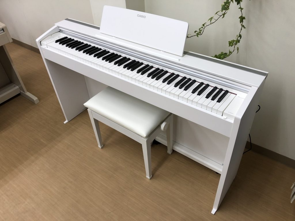 電子ピアノ CASIO PX-2000GP 2018年製 中古 保証 椅子付き ホワイト