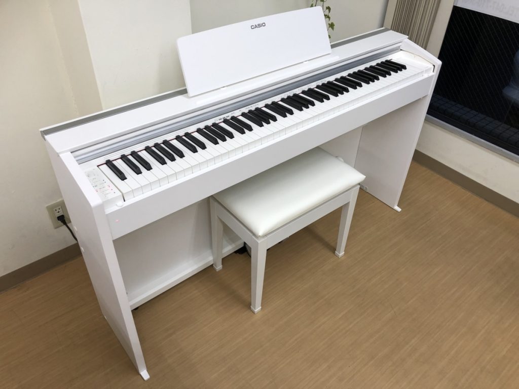 電子ピアノ CASIO PX-2000GP 2018年製 中古 保証 椅子付き ホワイト 