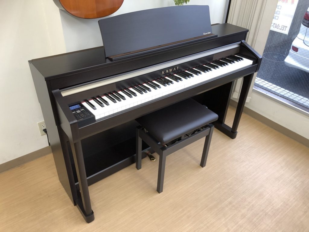 電子ピアノ KAWAI CA67R 2015年製 中古 椅子付き 木製鍵盤 ローズ ...