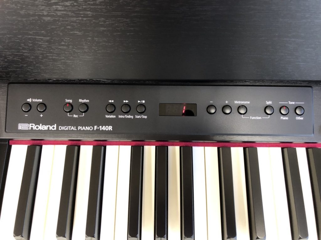 電子ピアノ Roland F-140R-CBS 中古 2016年製 椅子付き ブラック