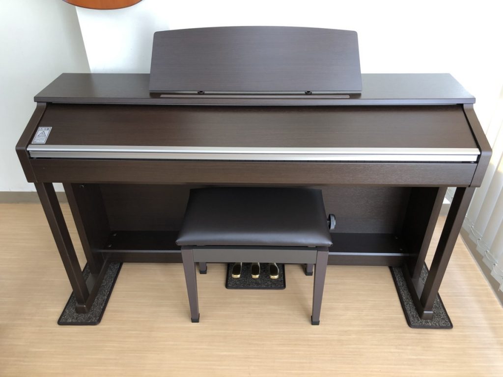電子ピアノ CASIO AP-420BN 2012年製 中古 椅子付き オークウッド調