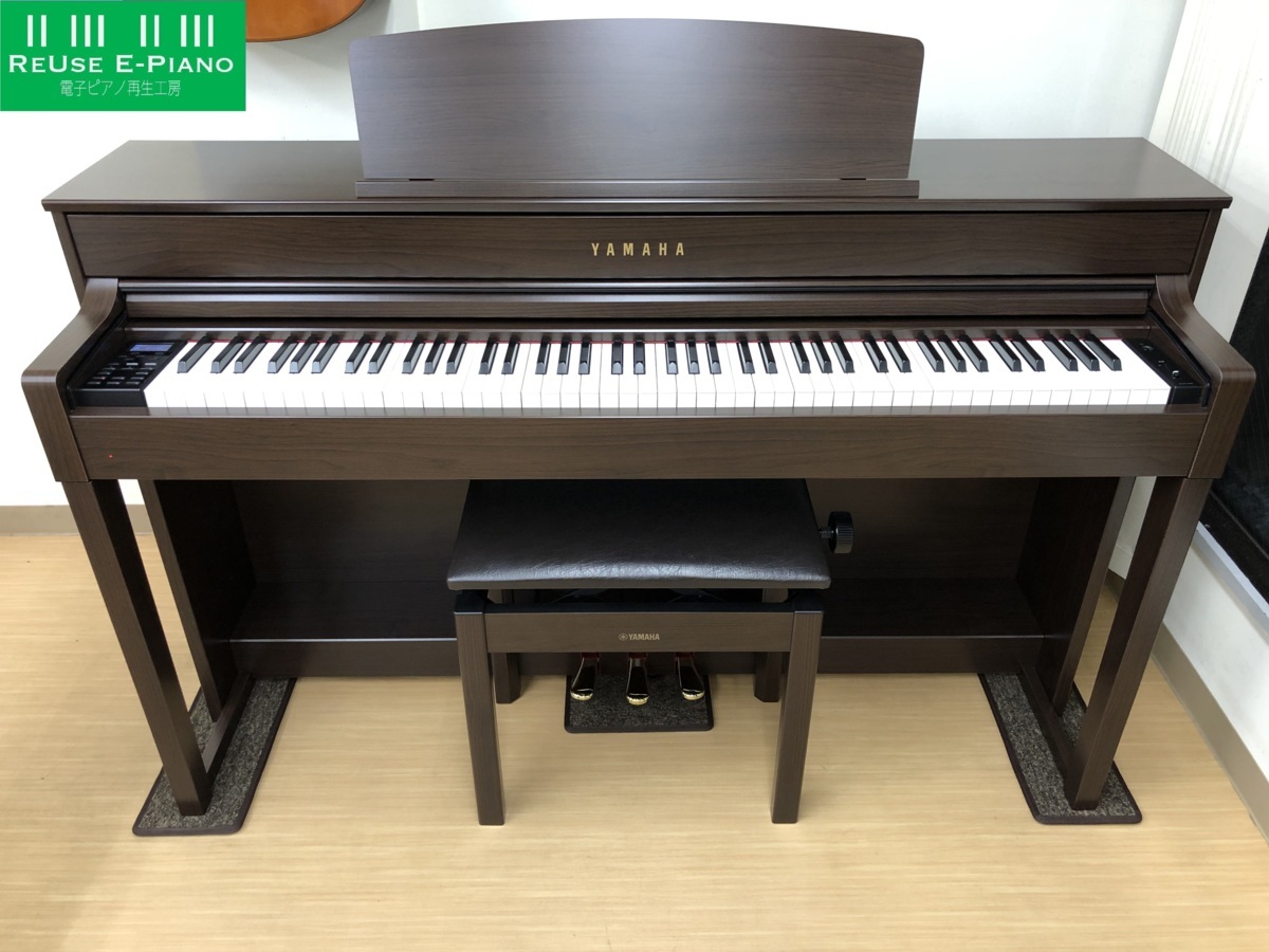 SCLP-5450 YAMAHA クラビノーバ　椅子付き YAMAHA SCLP-5450 中古 電子ピアノ 2015年製 木製鍵盤 椅子付き