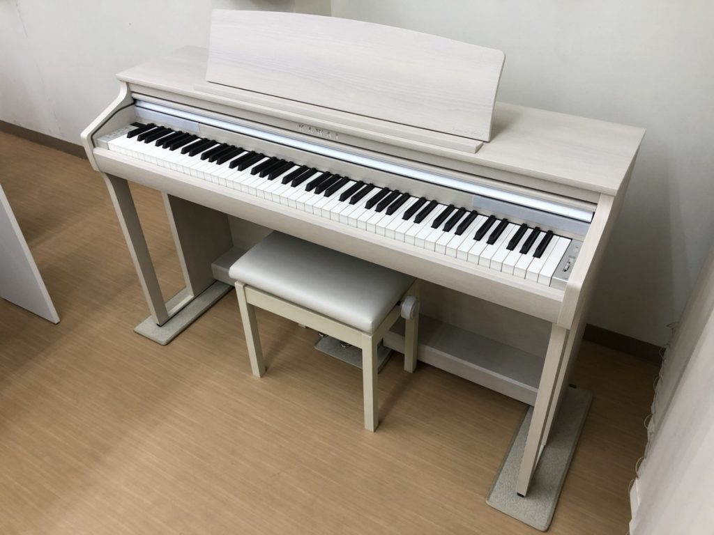 KAWAI CA48A 2018年製 中古 電子ピアノ 椅子付き 木製鍵盤 ホワイト