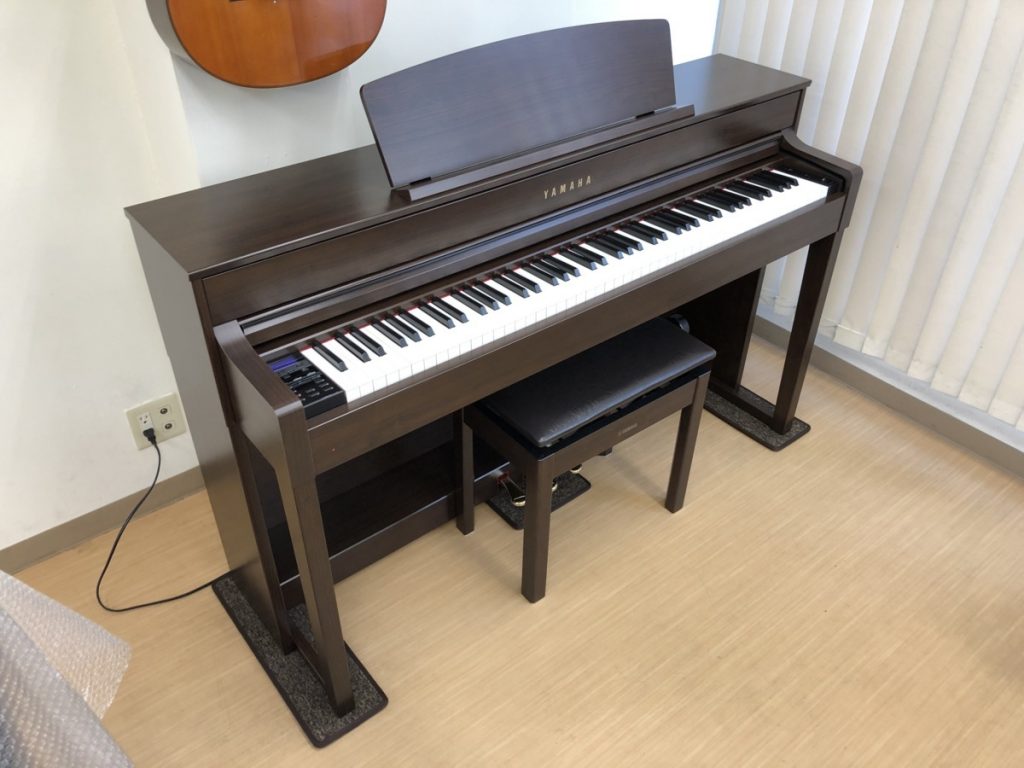 YAMAHA SCLP-5450 2016年製 木製鍵盤 電子ピアノ 椅子付き 中古 