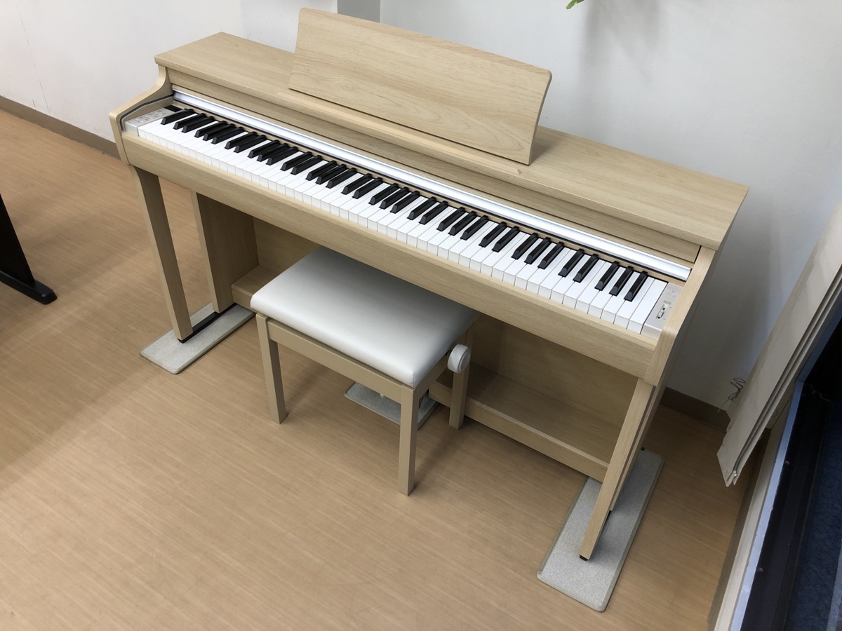 KAWAI CN27LO 2017年製 中古 電子ピアノ 椅子付き ライトオーク調 
