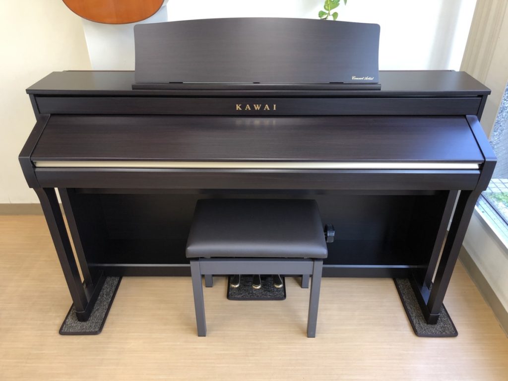 KAWAI CA58R 中古 電子ピアノ 2019年製 木製鍵盤 ローズウッド調 椅子