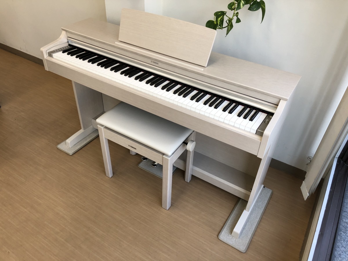 YAMAHA YDP-163WA 2017年製 中古 電子ピアノ 椅子付き アリウス