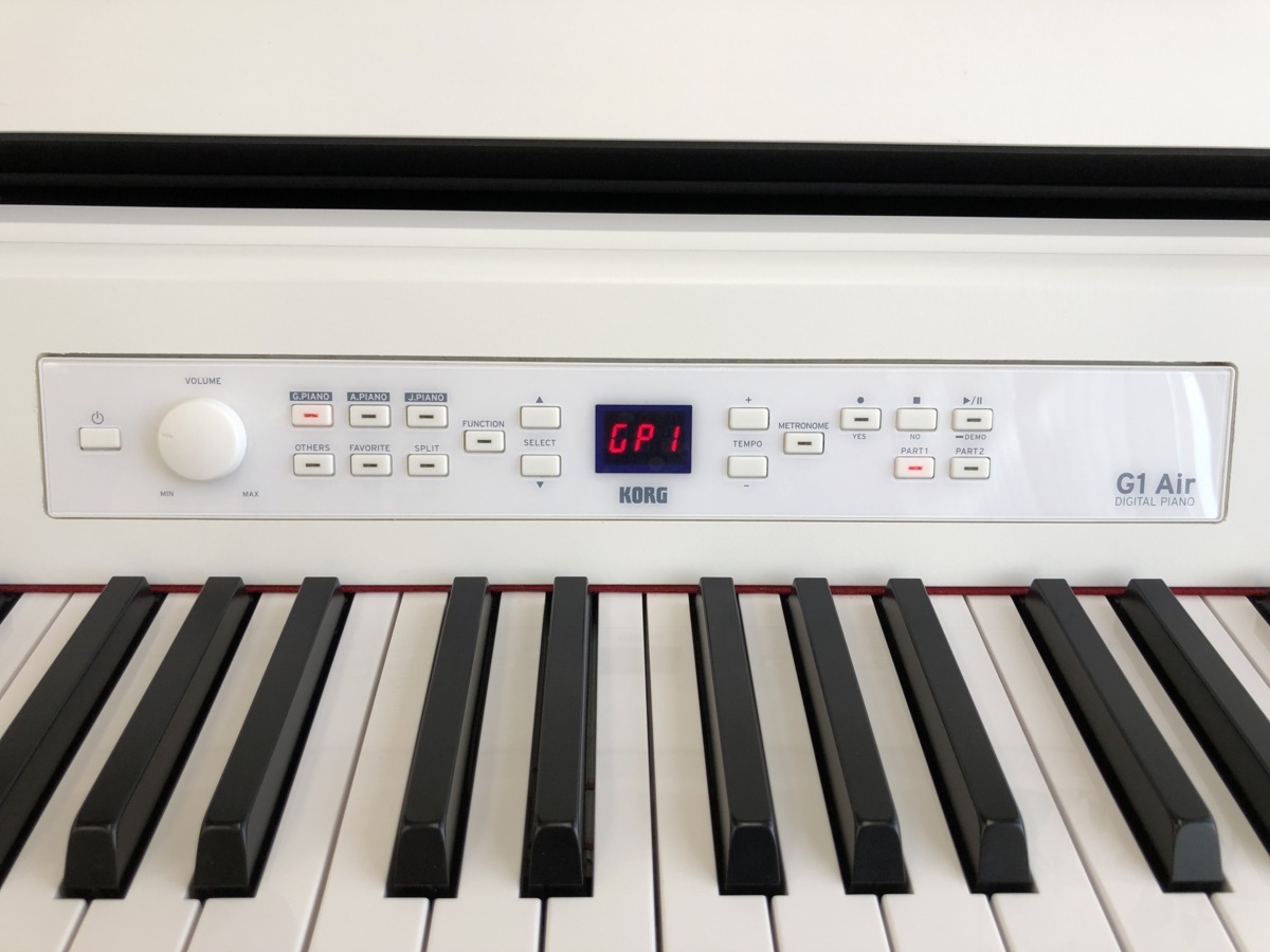 KORG G1Air WH 2017年製 中古 電子ピアノ 椅子付き ホワイト コルグ