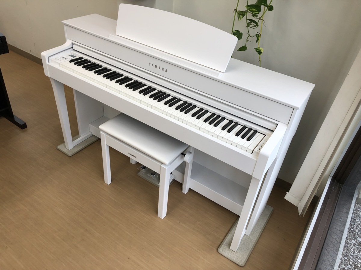 電子ピアノ ヤマハSCLP-6450(WH) - 家電