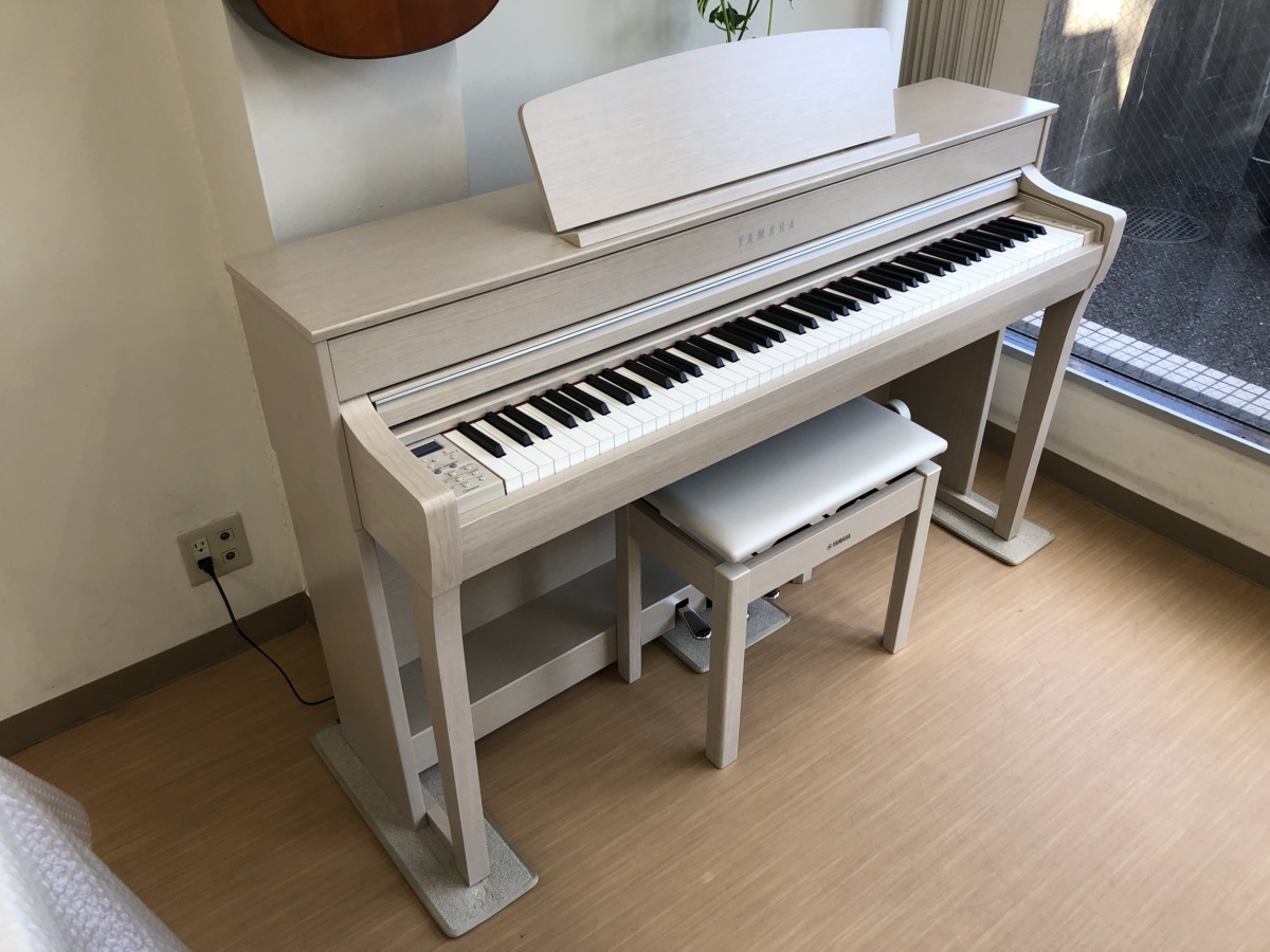 YAMAHA CLP-745WA 中古 2021年製 電子ピアノ 木製鍵盤 クラビノーバ