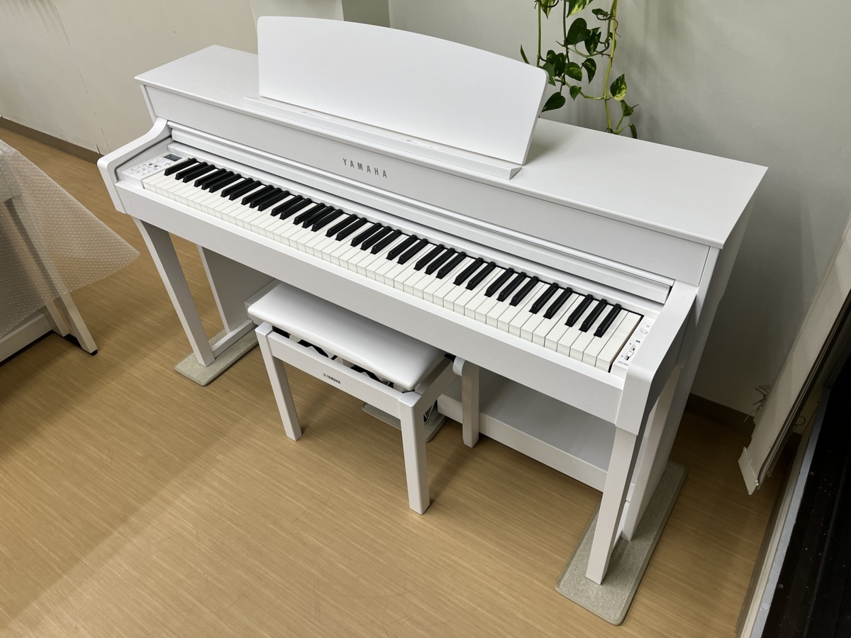 YAMAHA SCLP-6450WH 2018年製 中古 電子ピアノ 木製鍵盤 クラビノーバ 