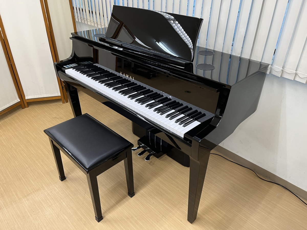 KAWAI NV10 中古 電子ピアノ 木製鍵盤 2017年製 椅子付き 鏡面艶出し 