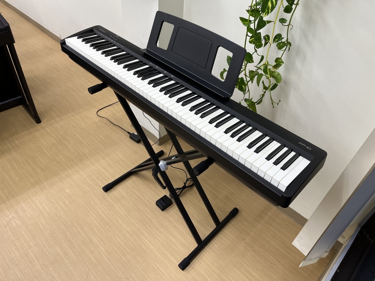 Roland FP-10-BK 中古 電子ピアノ 2020年製 スタンド付き ローランド
