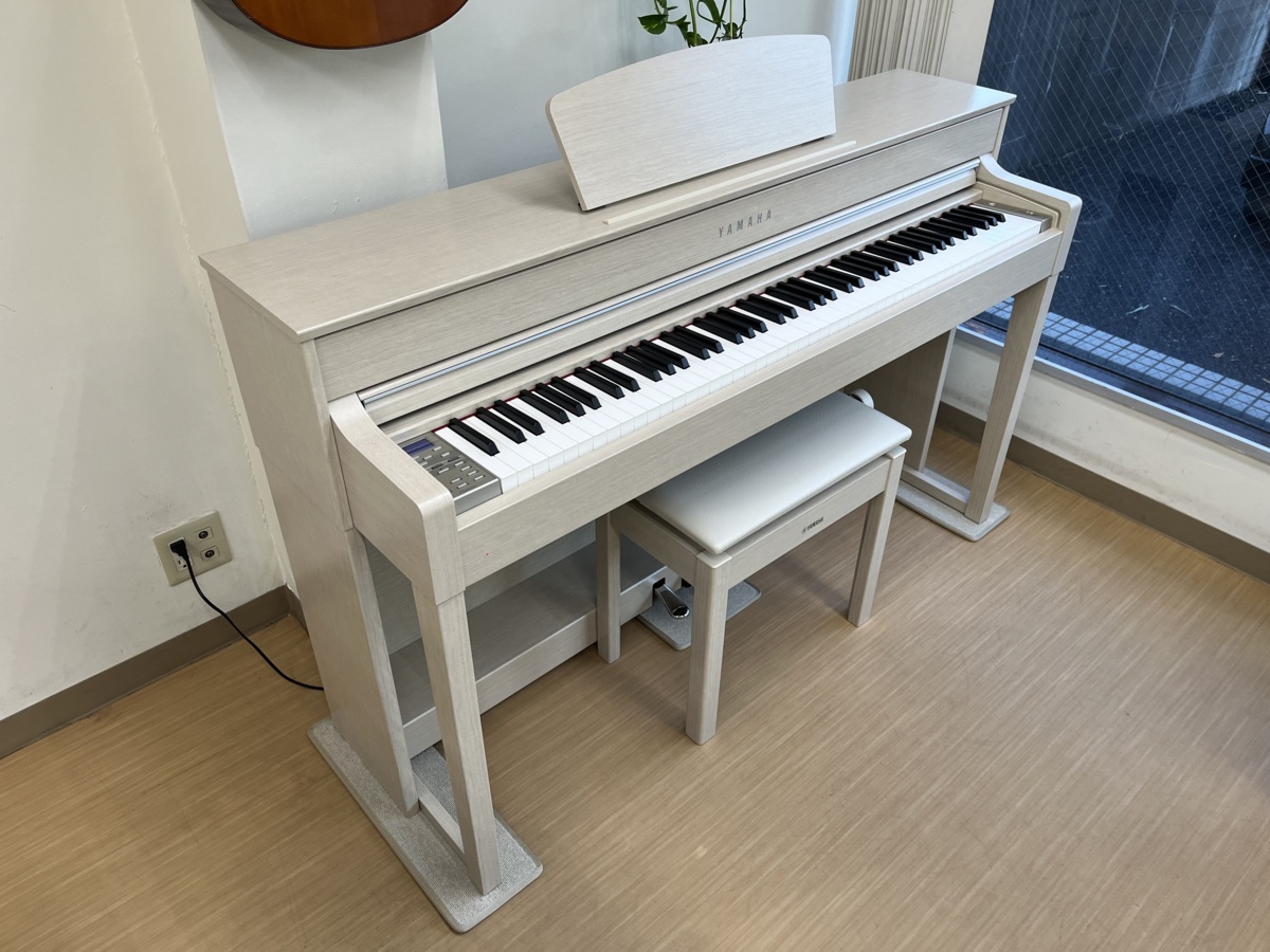 YAMAHA CLP-535WA 中古 電子ピアノ 17年製 クラビノーバ ホワイト 