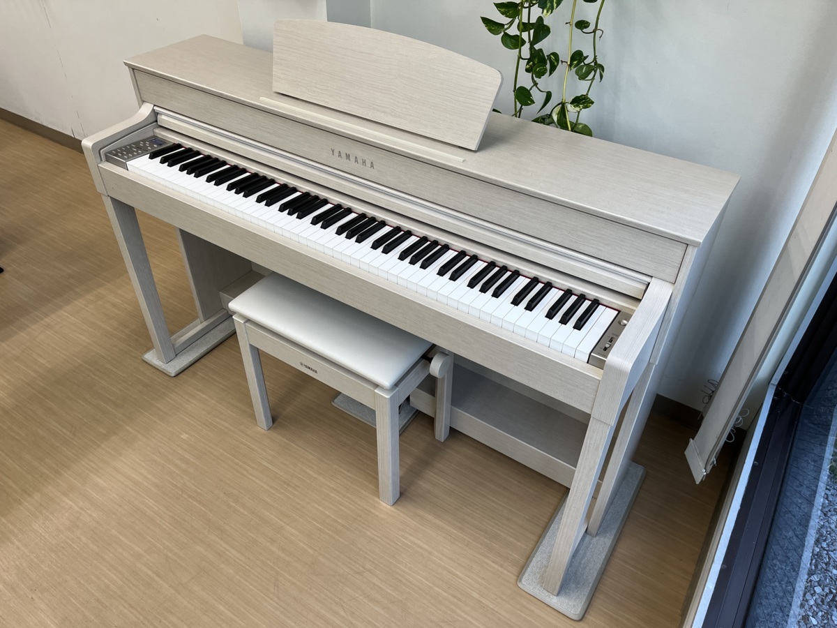 YAMAHA CLP-535WA 中古 電子ピアノ 17年製 クラビノーバ ホワイト 