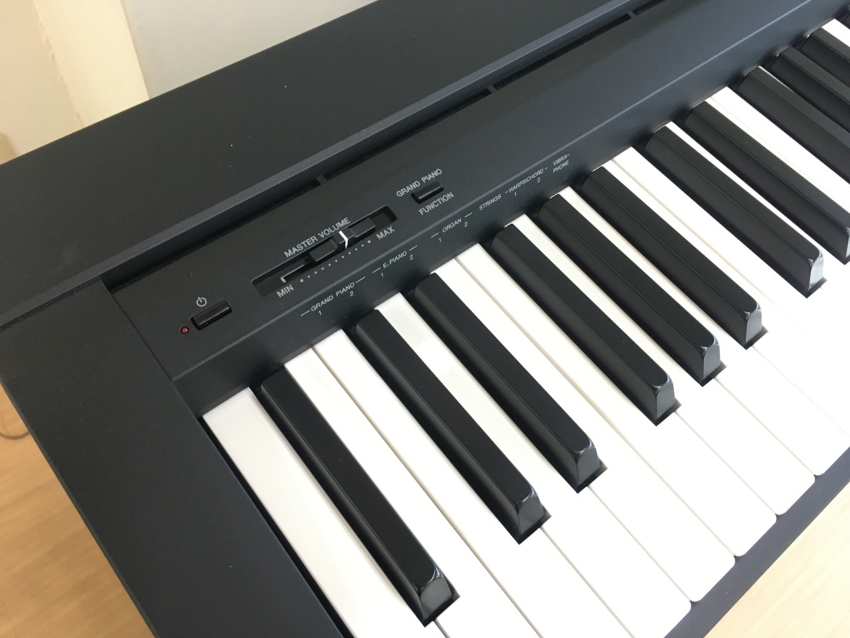 YAMAHA P-45B 2016年製 中古 電子ピアノ ブラック 専用スタンド 椅子 