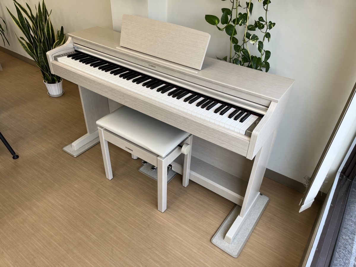 YAMAHA YDP-163WA 2017年製 中古 電子ピアノ 椅子付き アリウス 