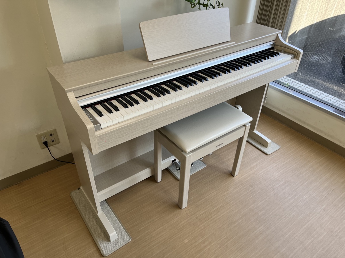 YAMAHA YDP-163WA 2017年製 中古 電子ピアノ 椅子付き アリウス