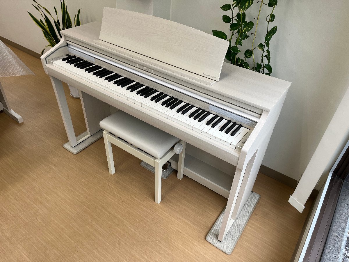 KAWAI CA48A 2018年製 中古 電子ピアノ 木製鍵盤 ホワイトメープル調 