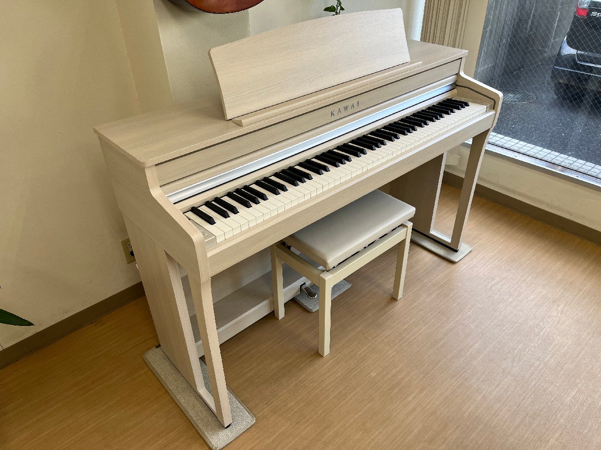 KAWAI CA49A 2022年製 中古 電子ピアノ 木製鍵盤 保証書 椅子付き