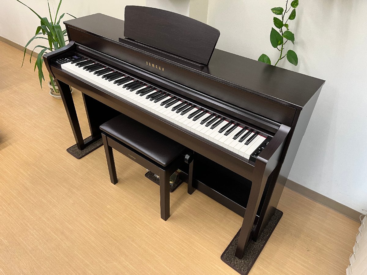 YAMAHA CLP-735R 2020年製 中古 電子ピアノ 椅子付き クラビノーバ