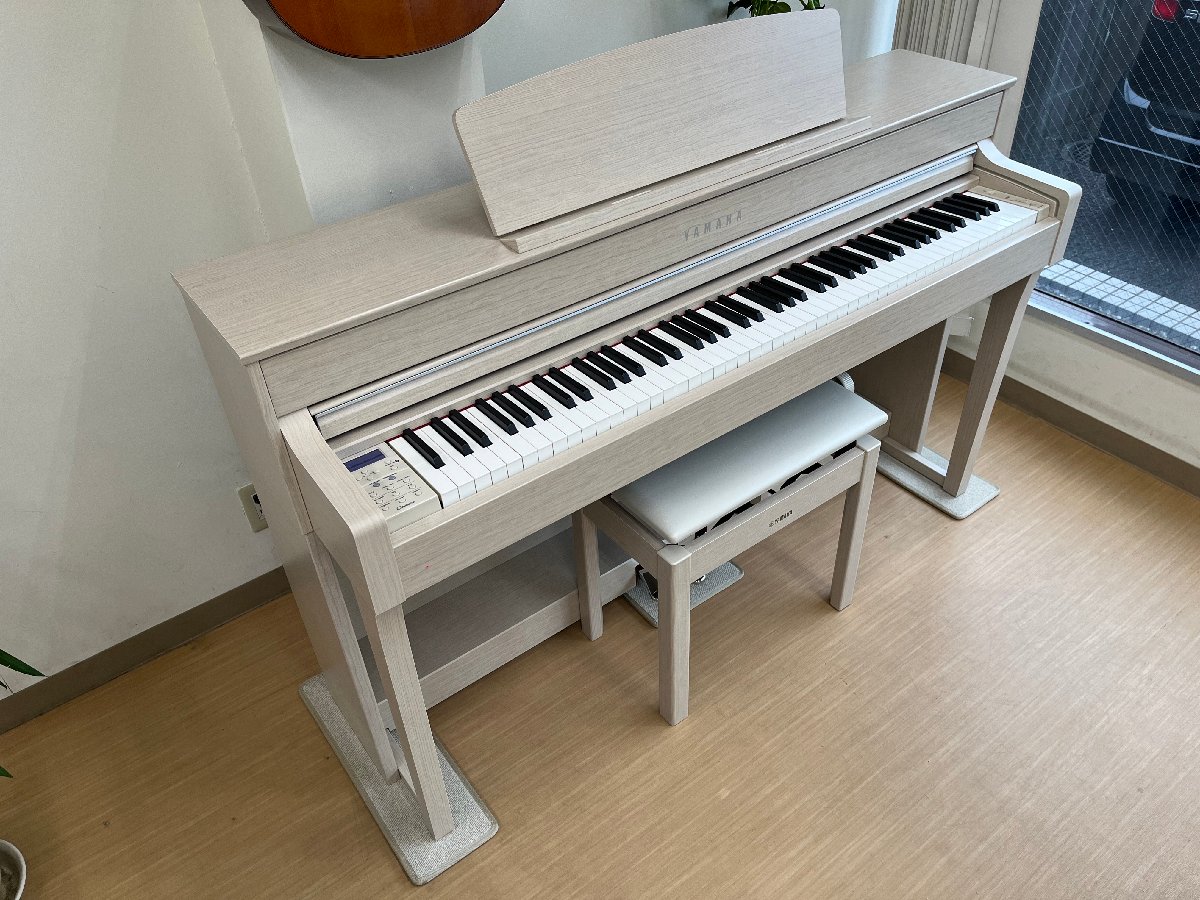 YAMAHA CLP-645WA 2018年製 中古 電子ピアノ 木製鍵盤 クラビノーバ