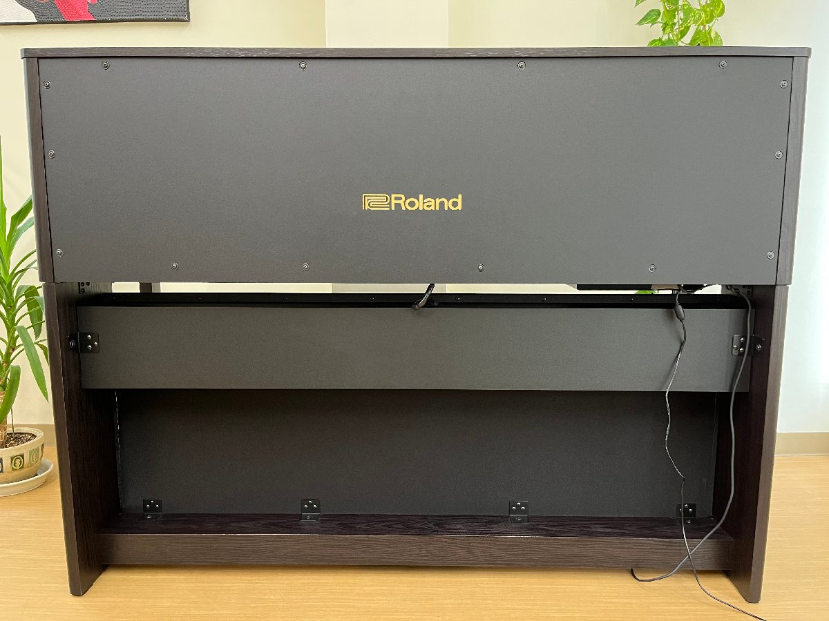 Roland LX705-DR 2020年製 中古 電子ピアノ 木製鍵盤 椅子付き 
