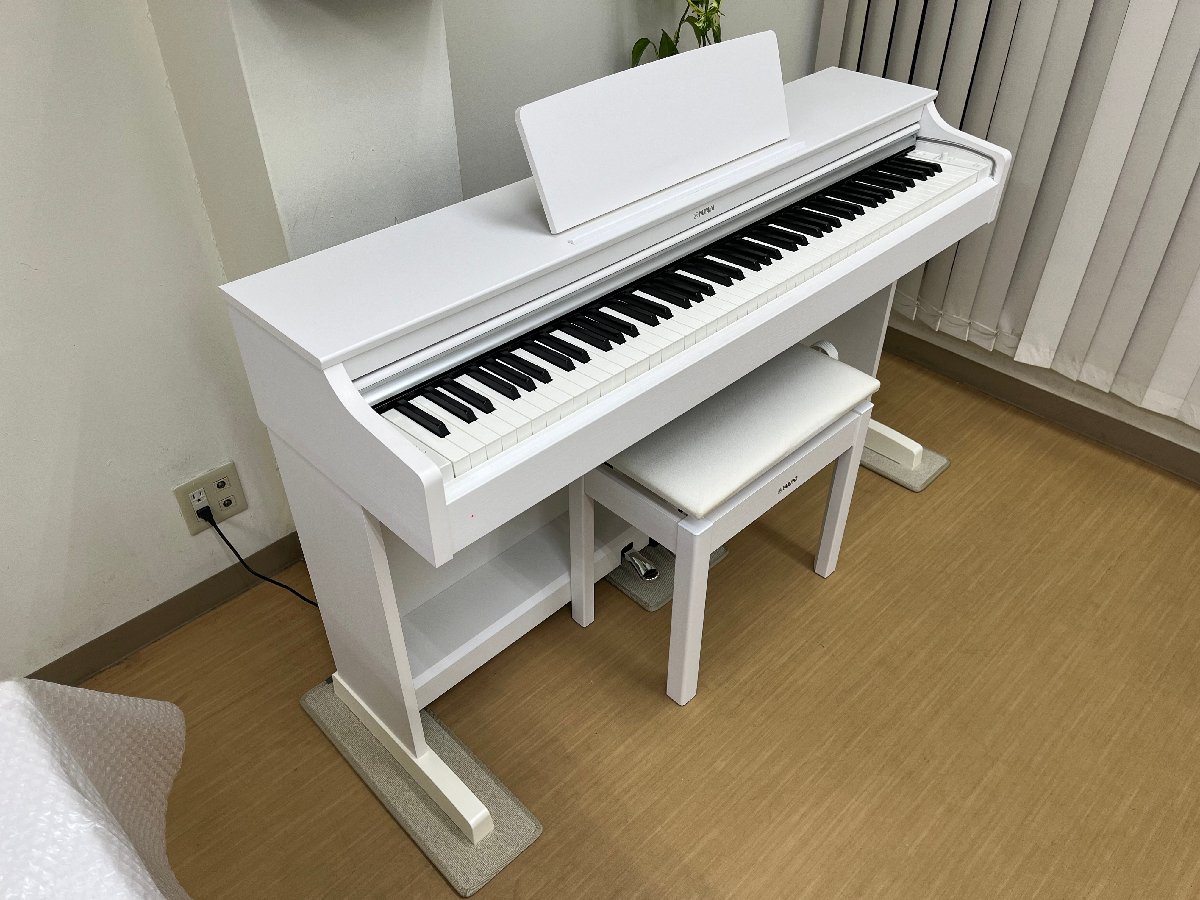 YAMAHA YDP-163WH 2016年製 中古 電子ピアノ 椅子付き アリウス