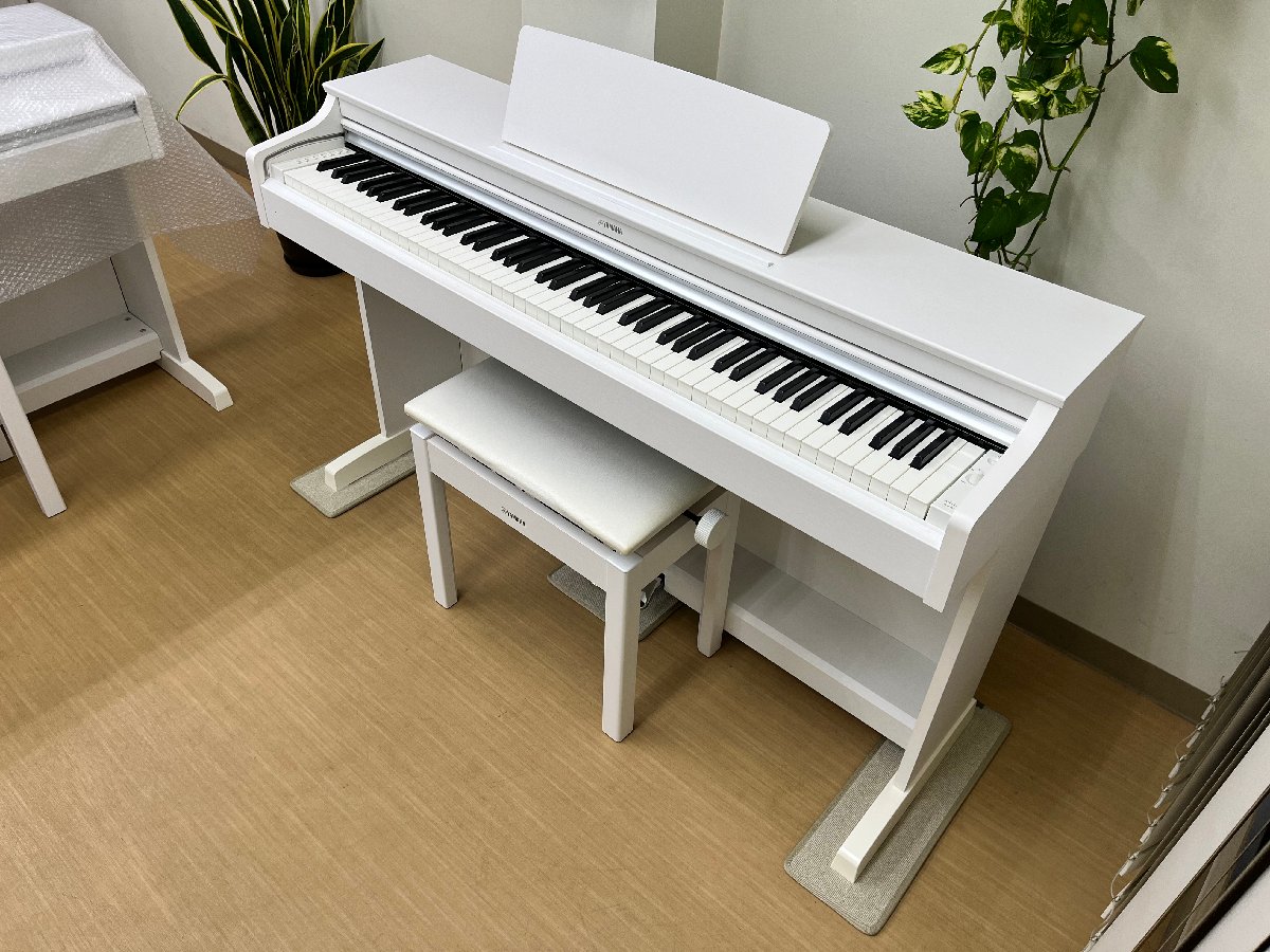 YAMAHA YDP-163WH 2016年製 中古 電子ピアノ 椅子付き アリウス