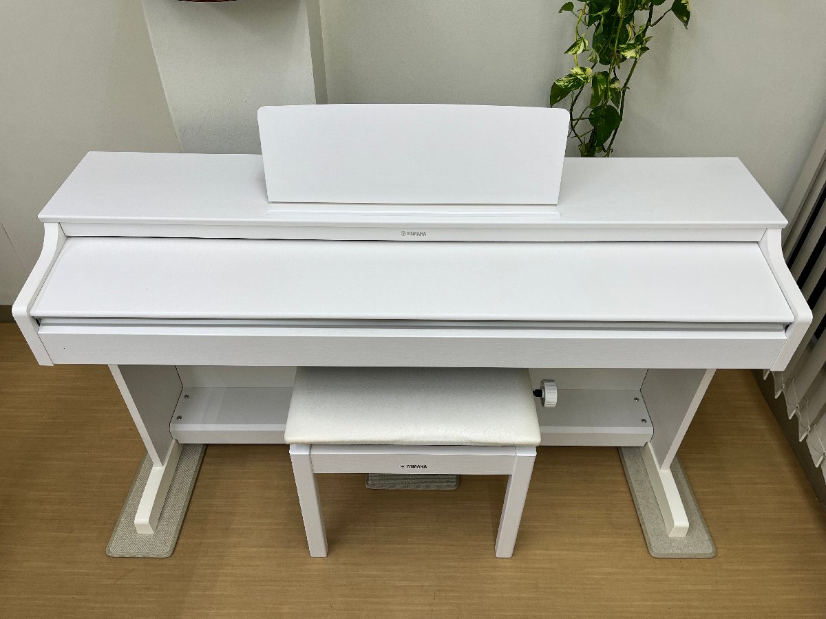 YAMAHA YDP-163WH 2016年製 中古 電子ピアノ 椅子付き アリウス