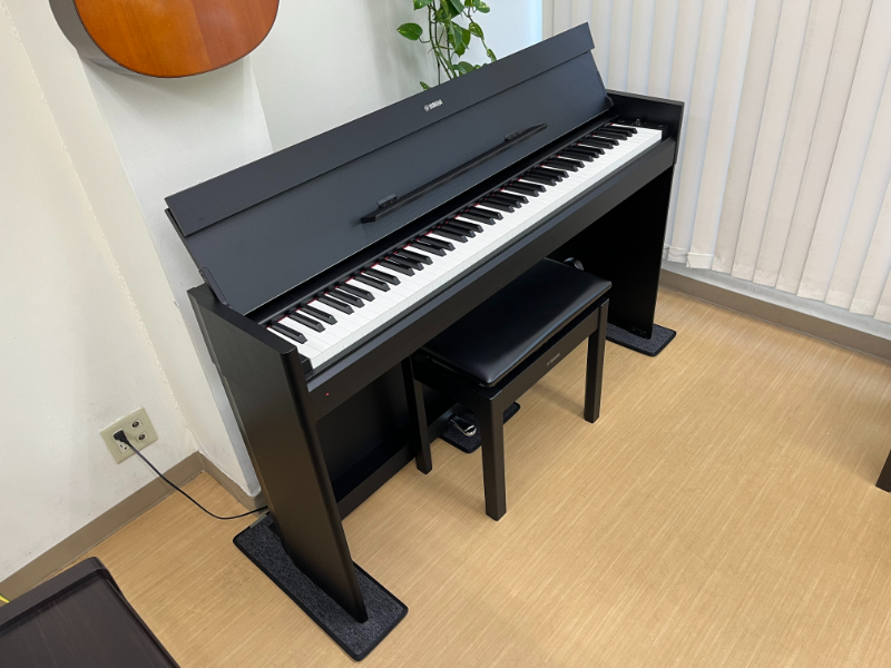 YAMAHA YDP-S54B 19年製 中古 電子ピアノ 椅子付き アリウス ブラック