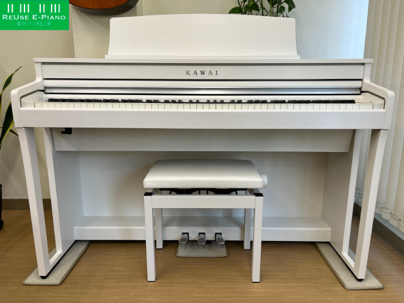 KAWAI CA4900GPW 22年製 中古 電子ピアノ 椅子付き 木製鍵盤