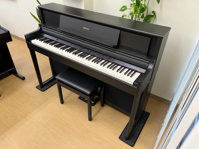 Roland LX705GP-KR 19年製 中古 電子ピアノ 木製鍵盤 KURO 黒木目調 ...