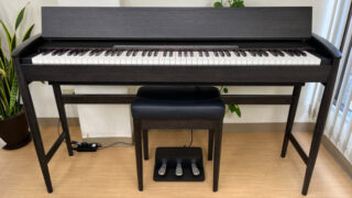 Roland KF-10-KSB Kiyola 中古 電子ピアノ 木製鍵盤 シアーブラック カリモク・・・SOLD OUT!