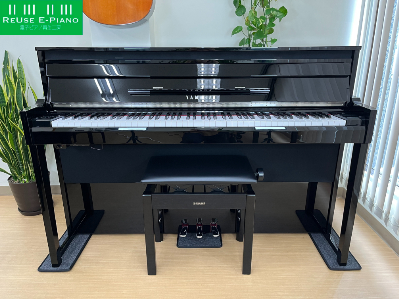 ホビー・楽器・アートYAMAHA 木製鍵盤　電子ピアノ