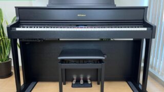 Roland HP605-GP ブラック Roland HP605-GP 18年製 中古 電子ピアノ 木製鍵盤 ローランド