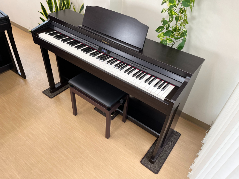 Roland HP601-CR 18年製 中古 電子ピアノ 木製鍵盤 ローランド – 電子 