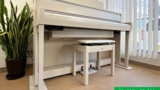 CLP-675WA ヤマハ　椅子　2017年製 ヤマハ CLP-675WA ホワイトアッシュ調 2017年製 YAMAHA