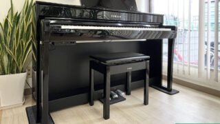 ヤマハ CLP-745PE 黒鏡面艶出し 2021年製 YAMAHA Clavinova クラビノーバ 木製鍵盤 | 電子ピアノ 中古 88鍵盤 美品 | 松戸店 中古電子ピアノ専門店 配送設置無料