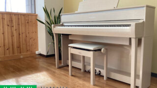 ヤマハ CLP-675WA ホワイトアッシュ調 2019年製 YAMAHA Clavinova クラビノーバ 木製鍵盤 | 電子ピアノ 中古 88鍵盤 美品 | 名古屋みよし店 中古電子ピアノ専門店 配送設置無料