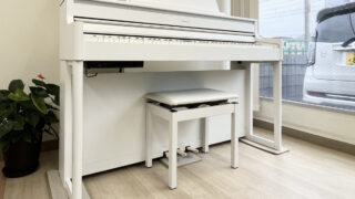 ローランド HP704-WH ホワイト 2019年製 Roland HPシリーズ 木製鍵盤 | 電子ピアノ 中古 88鍵盤 美品 | 松戸店 中古電子ピアノ専門店 配送設置無料